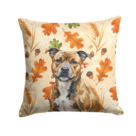 Caroline's Treasures, Fall Flag, Pillow (14" x 14"), Pet Flag, Dog Flag, Cat Flag, Outdoor Decor