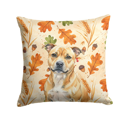 Caroline's Treasures, Fall Flag, Pillow (14" x 14"), Pet Flag, Dog Flag, Cat Flag, Outdoor Decor