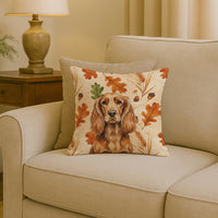 Sussex Spaniel Heirloom Fall Throw Pillow