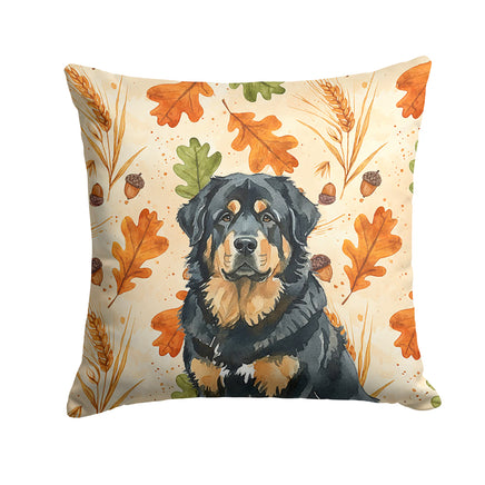 Caroline's Treasures, Fall Flag, Pillow (14" x 14"), Pet Flag, Dog Flag, Cat Flag, Outdoor Decor