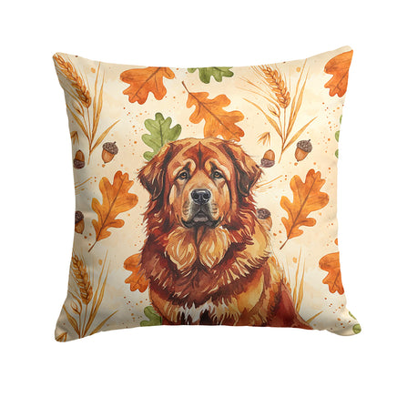 Caroline's Treasures, Fall Flag, Pillow (14" x 14"), Pet Flag, Dog Flag, Cat Flag, Outdoor Decor