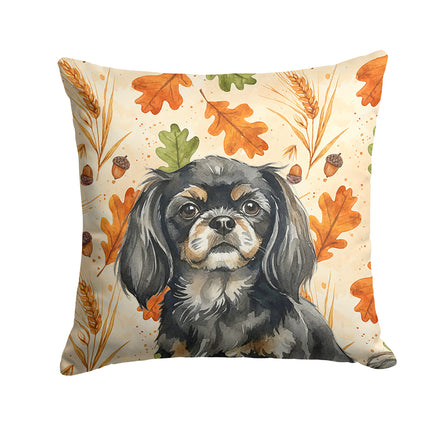 Caroline's Treasures, Fall Flag, Pillow (14" x 14"), Pet Flag, Dog Flag, Cat Flag, Outdoor Decor