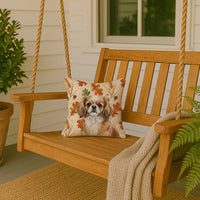 Tibetan Spaniel Heirloom Fall Throw Pillow