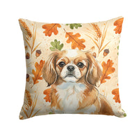 Caroline's Treasures, Fall Flag, Pillow (14" x 14"), Pet Flag, Dog Flag, Cat Flag, Outdoor Decor