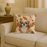 Tibetan Spaniel Heirloom Fall Throw Pillow