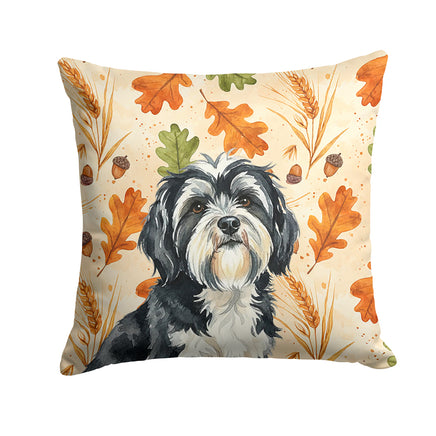 Caroline's Treasures, Fall Flag, Pillow (14" x 14"), Pet Flag, Dog Flag, Cat Flag, Outdoor Decor
