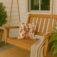 Vizsla Heirloom Fall Throw Pillow