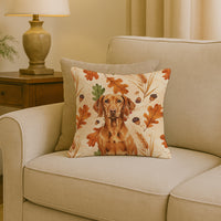 Vizsla Heirloom Fall Throw Pillow