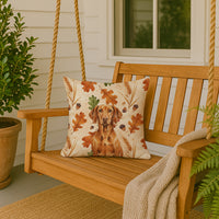 Vizsla Heirloom Fall Throw Pillow