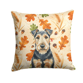 Caroline's Treasures, Fall Flag, Pillow (18" x 18"), Pet Flag, Dog Flag, Cat Flag, Outdoor Decor