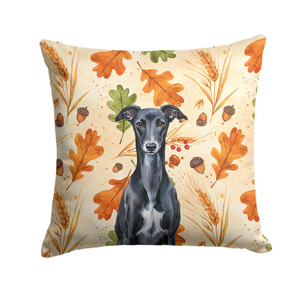 Caroline's Treasures, Fall Flag, Pillow (14" x 14"), Pet Flag, Dog Flag, Cat Flag, Outdoor Decor