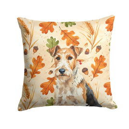 Caroline's Treasures, Fall Flag, Pillow (14" x 14"), Pet Flag, Dog Flag, Cat Flag, Outdoor Decor