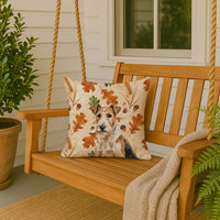 Wire Fox Terrier Heirloom Fall Throw Pillow