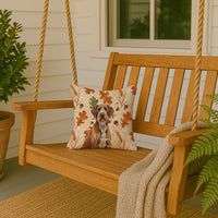 Wirehaired Pointing Griffon Heirloom Fall Throw Pillow