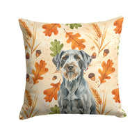 Caroline's Treasures, Fall Flag, Pillow (14" x 14"), Pet Flag, Dog Flag, Cat Flag, Outdoor Decor