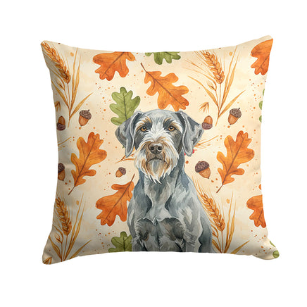 Caroline's Treasures, Fall Flag, Pillow (14" x 14"), Pet Flag, Dog Flag, Cat Flag, Outdoor Decor