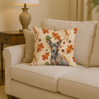 Xoloitzcuintli Heirloom Fall Throw Pillow