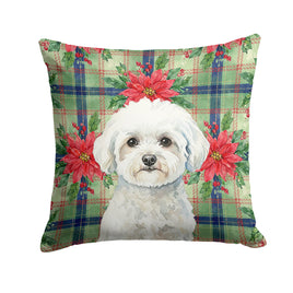 Caroline's Treasures, Christmas Flag, Pillow (14" x 14"), Pet Flag, Dog Flag, Cat Flag, Outdoor Decor
