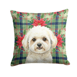 Caroline's Treasures, Christmas Flag, Pillow (14" x 14"), Pet Flag, Dog Flag, Cat Flag, Outdoor Decor