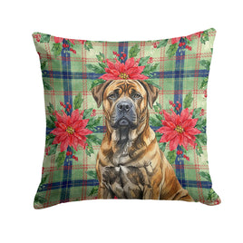 Caroline's Treasures, Christmas Flag, Pillow (14" x 14"), Pet Flag, Dog Flag, Cat Flag, Outdoor Decor
