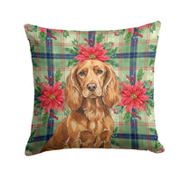 Caroline's Treasures, Christmas Flag, Pillow (14" x 14"), Pet Flag, Dog Flag, Cat Flag, Outdoor Decor