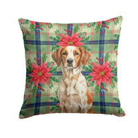 Caroline's Treasures, Christmas Flag, Pillow (14" x 14"), Pet Flag, Dog Flag, Cat Flag, Outdoor Decor
