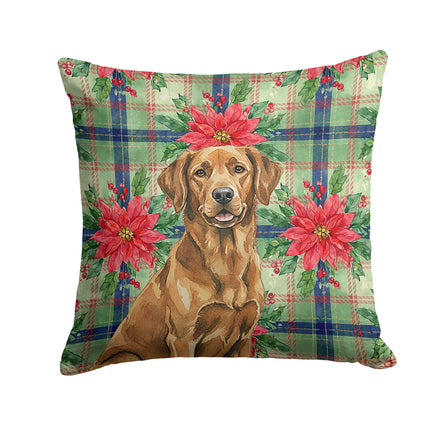 Caroline's Treasures, Christmas Flag, Pillow (14" x 14"), Pet Flag, Dog Flag, Cat Flag, Outdoor Decor