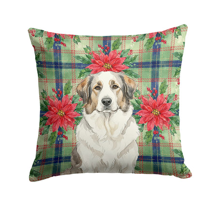 Caroline's Treasures, Christmas Flag, Pillow (14" x 14"), Pet Flag, Dog Flag, Cat Flag, Outdoor Decor