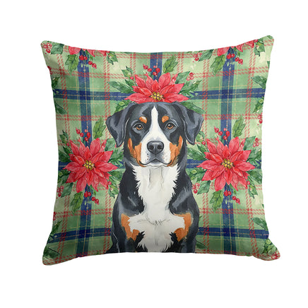 Caroline's Treasures, Christmas Flag, Pillow (14" x 14"), Pet Flag, Dog Flag, Cat Flag, Outdoor Decor