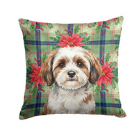 Caroline's Treasures, Christmas Flag, Pillow (14" x 14"), Pet Flag, Dog Flag, Cat Flag, Outdoor Decor