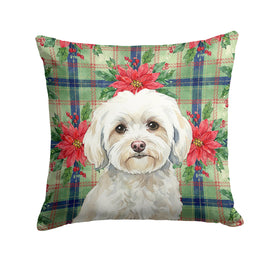 Caroline's Treasures, Christmas Flag, Pillow (14" x 14"), Pet Flag, Dog Flag, Cat Flag, Outdoor Decor