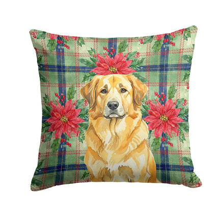 Caroline's Treasures, Christmas Flag, Pillow (14" x 14"), Pet Flag, Dog Flag, Cat Flag, Outdoor Decor