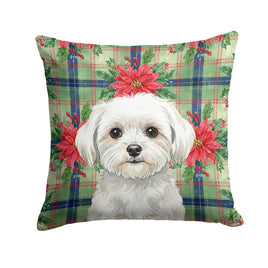 Caroline's Treasures, Christmas Flag, Pillow (14" x 14"), Pet Flag, Dog Flag, Cat Flag, Outdoor Decor