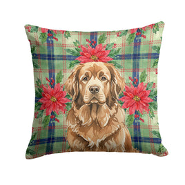 Caroline's Treasures, Christmas Flag, Pillow (14" x 14"), Pet Flag, Dog Flag, Cat Flag, Outdoor Decor