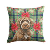 Caroline's Treasures, Christmas Flag, Pillow (14" x 14"), Pet Flag, Dog Flag, Cat Flag, Outdoor Decor