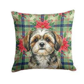 Caroline's Treasures, Christmas Flag, Pillow (14" x 14"), Pet Flag, Dog Flag, Cat Flag, Outdoor Decor