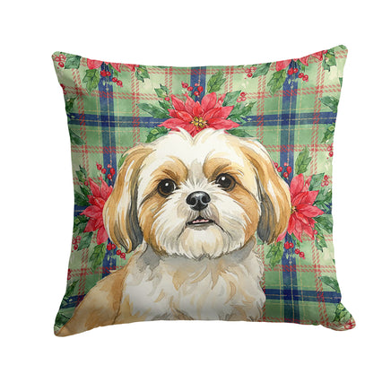Caroline's Treasures, Christmas Flag, Pillow (14" x 14"), Pet Flag, Dog Flag, Cat Flag, Outdoor Decor