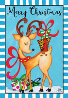 Custom Decor Reindeer Delivery 2944 Decorative Flag 2944FM Flags