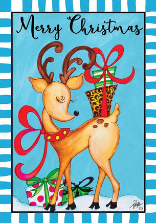 Custom Decor Reindeer Delivery 2944 Decorative Flag 2944FM Flags