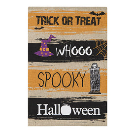 Darice Halloween Spooky 30058566 Darice Burlap Garden Flag 12" x 18" '30058566 Flags