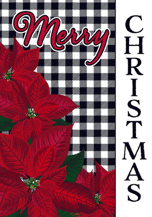 Custom Decor Gingham Christmas 4152 Decorative Flag 4152FL Flags