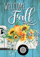 Custom Decor Floral Truck 4387 Decorative Flag 4387FL Flags