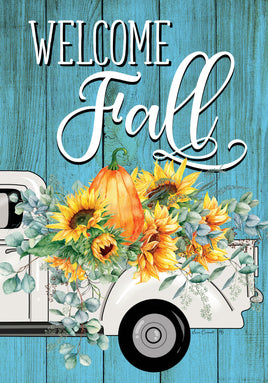 Custom Decor Floral Truck 4387 Decorative Flag 4387FL Flags