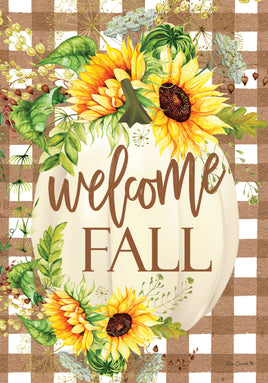 Custom Decor Sunflower Pumpkin 4388 Decorative Flag 4388FL Flags