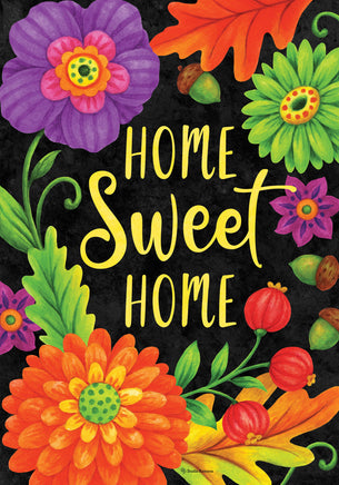 Custom Decor Home Sweet Flowers 4404 Decorative Flag 4404FL Flags