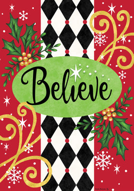 Custom Decor Believe 4434 Decorative Flag 4434FL Flags