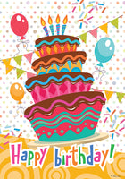 Custom Decor Happy Birthday 4538 Decorative Flag 4538FL Flags