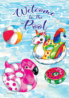 Custom Decor Pool Floaties 4580 Decorative Flag 4580FL Flags