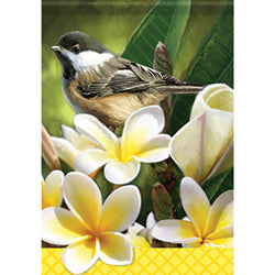 Carson Blossoming Chickadee 46419  Carson Garden Flag 12.5" x 18" '46419 Flags