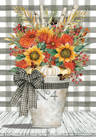 Custom Decor Autumn Arrangement 4674 Decorative Flag 4674FL Flags